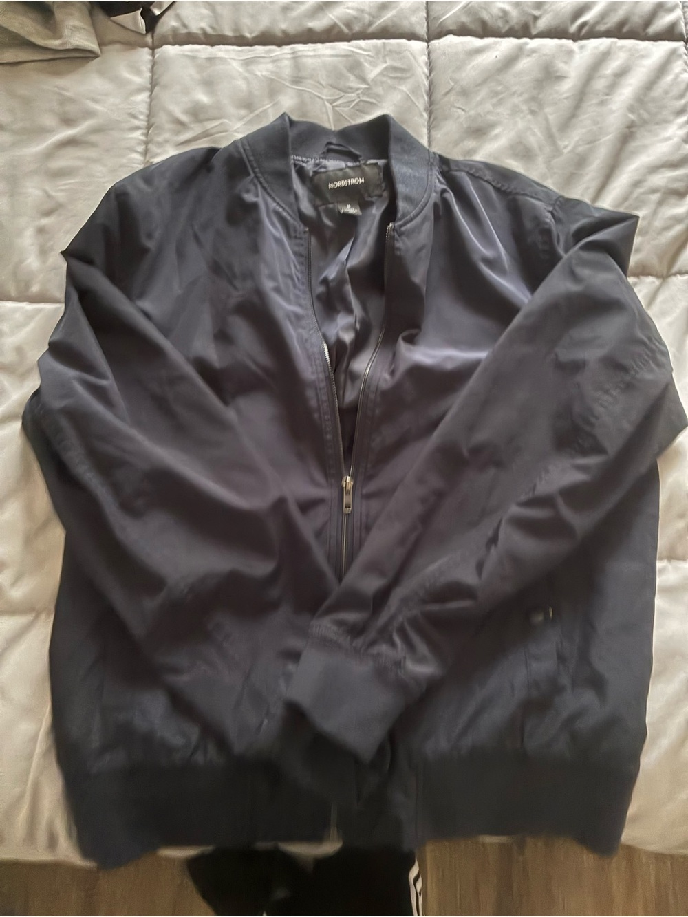 Nordstrom Men's Navy Bomber Jacket